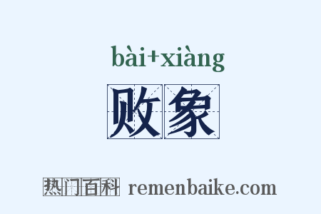 败象是什么意思的图片